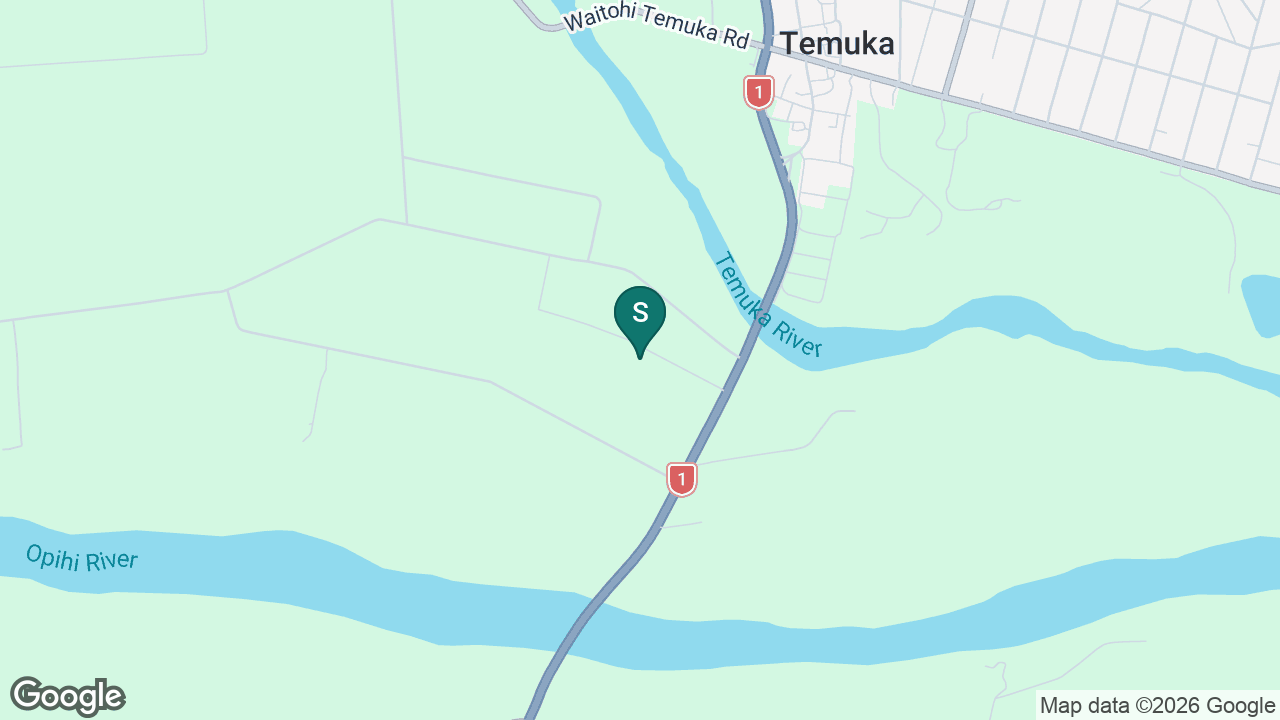 Arowhenua Maori School static school zone map