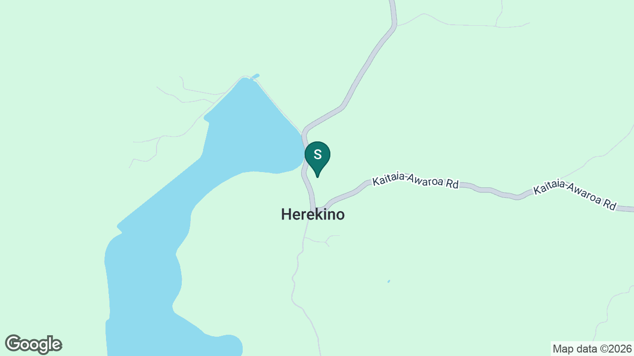 Herekino School static school zone map