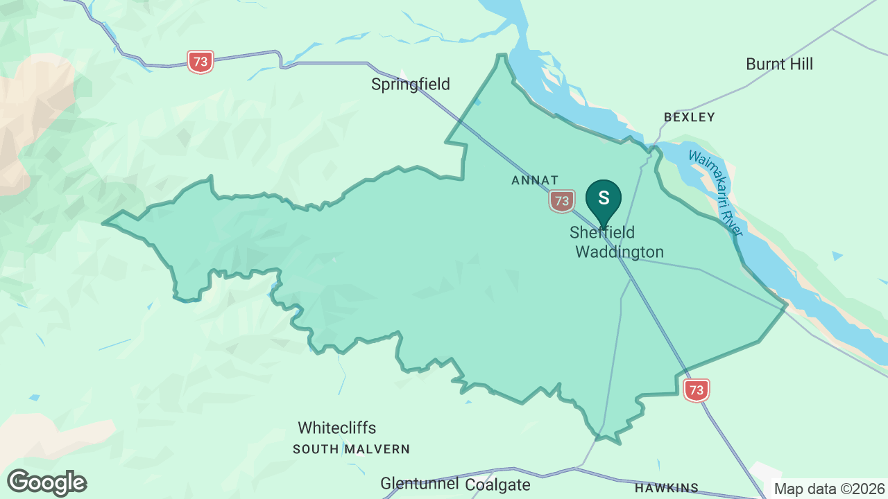 Sheffield Contributing School static school zone map