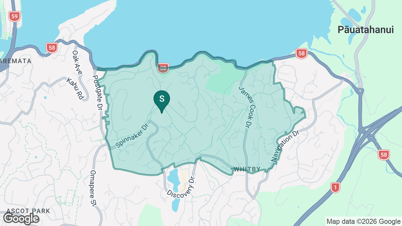 Discovery School static school zone map