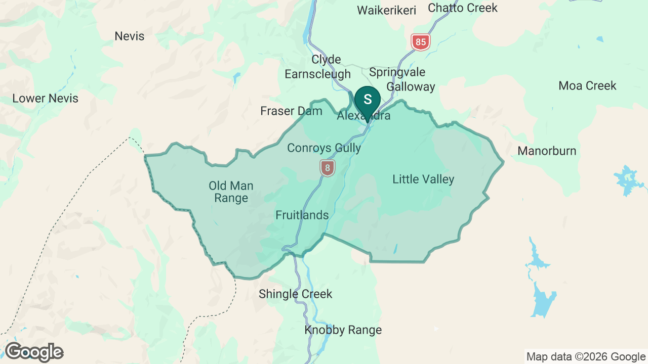 Alexandra Primary School static school zone map