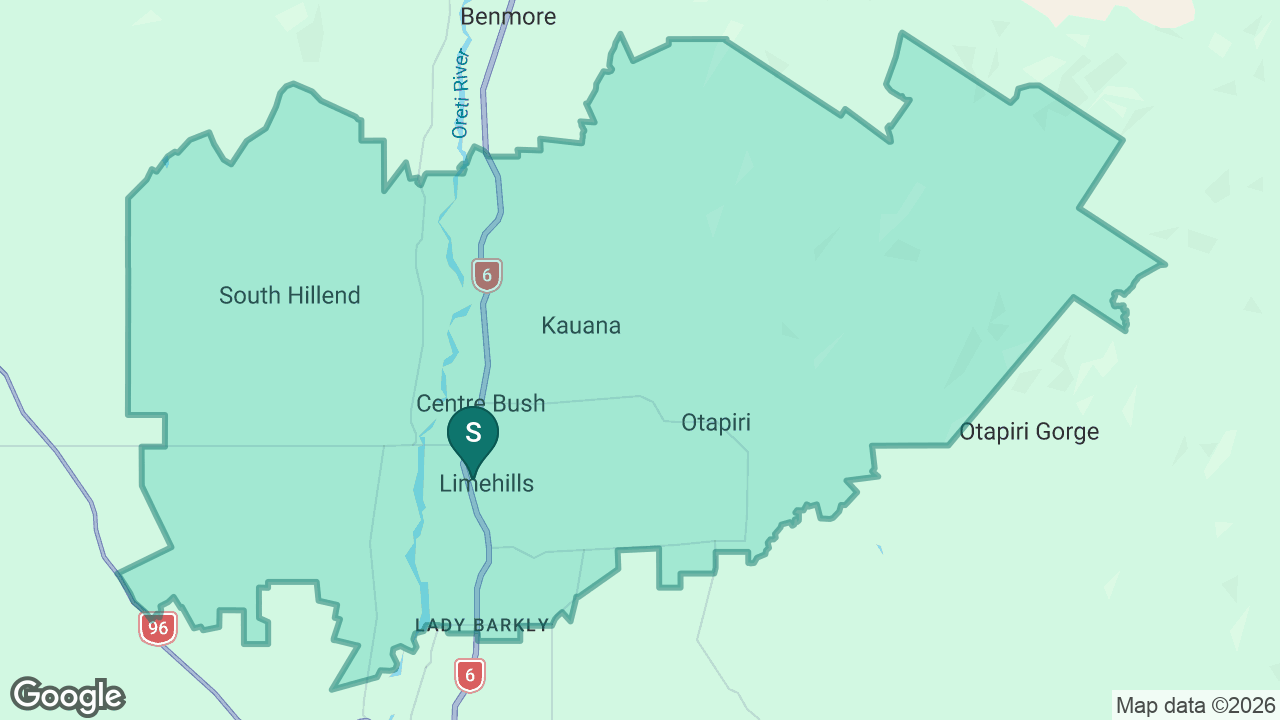Limehills School static school zone map