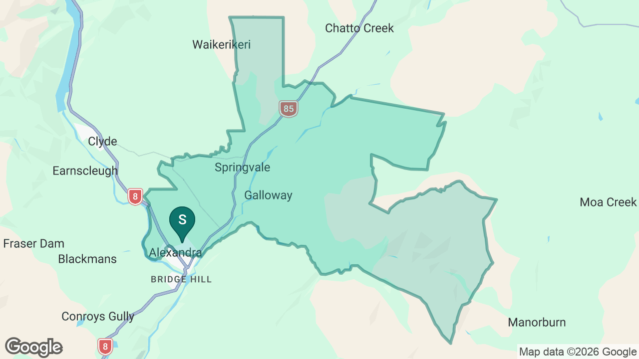 The Terrace School (Alexandra) static school zone map