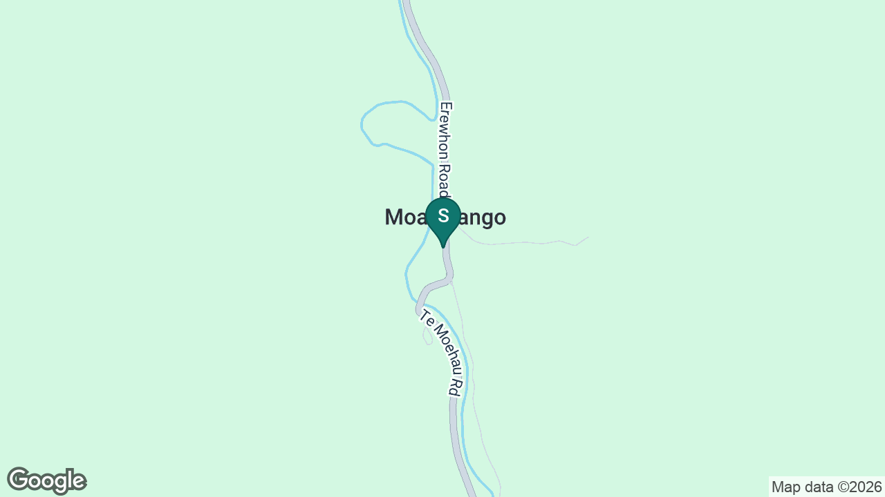 Moawhango School static school zone map