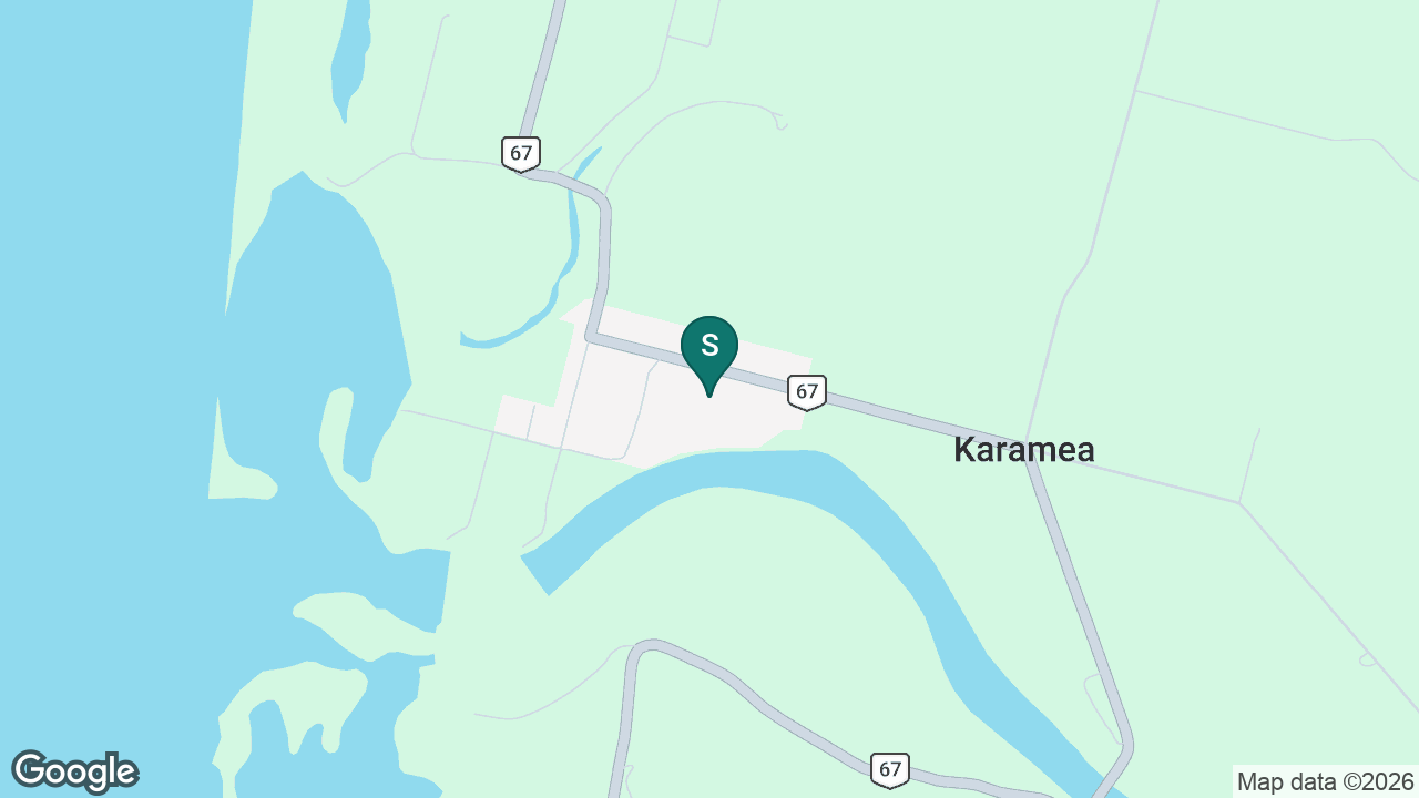 Karamea Area School static school zone map