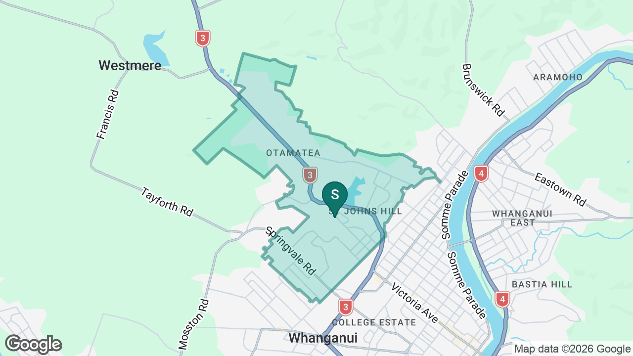 St Johns Hill School static school zone map