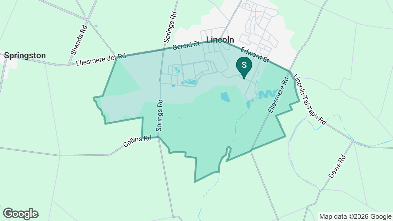 Ararira Springs Primary- Te Puna o Ararira static school zone map