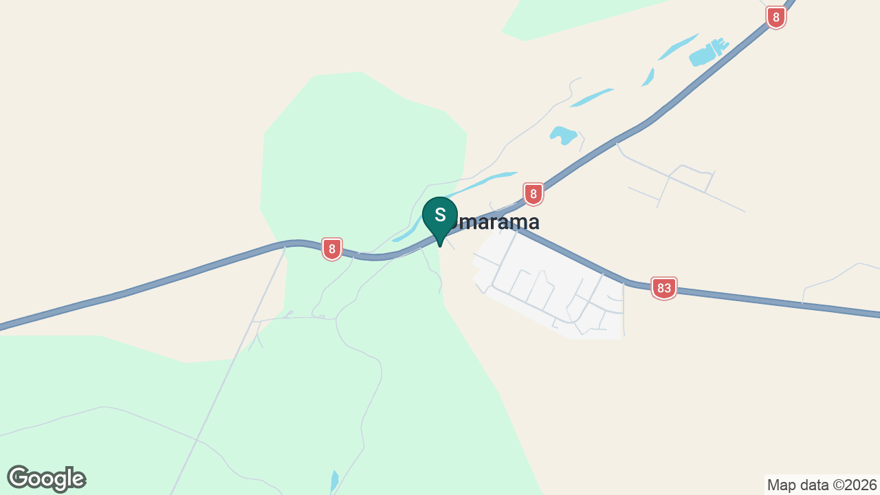 Omarama School static school zone map