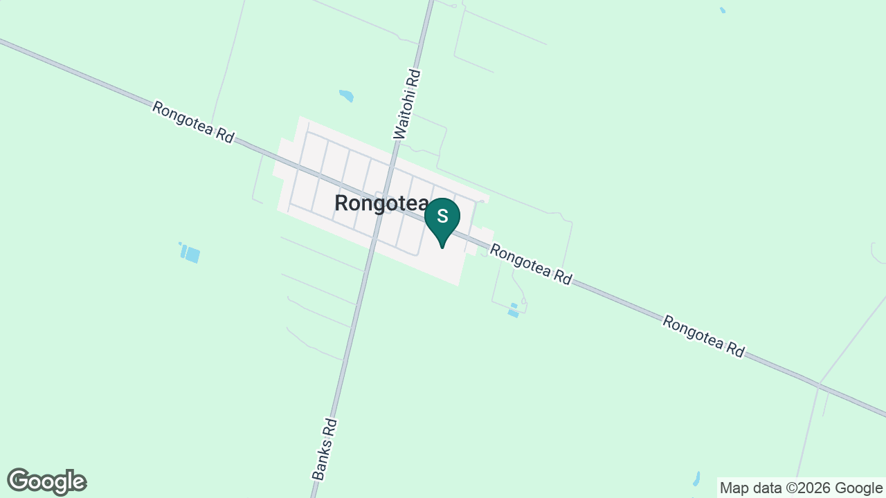Rongotea School static school zone map