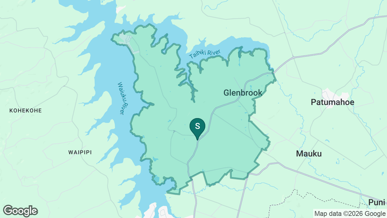 Glenbrook School static school zone map