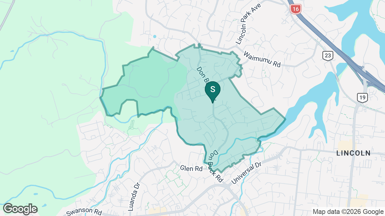 Don Buck School static school zone map