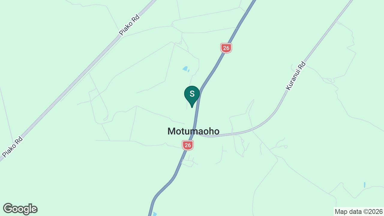 Motumaoho School static school zone map