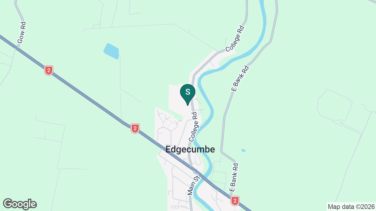 Edgecumbe School static school zone map