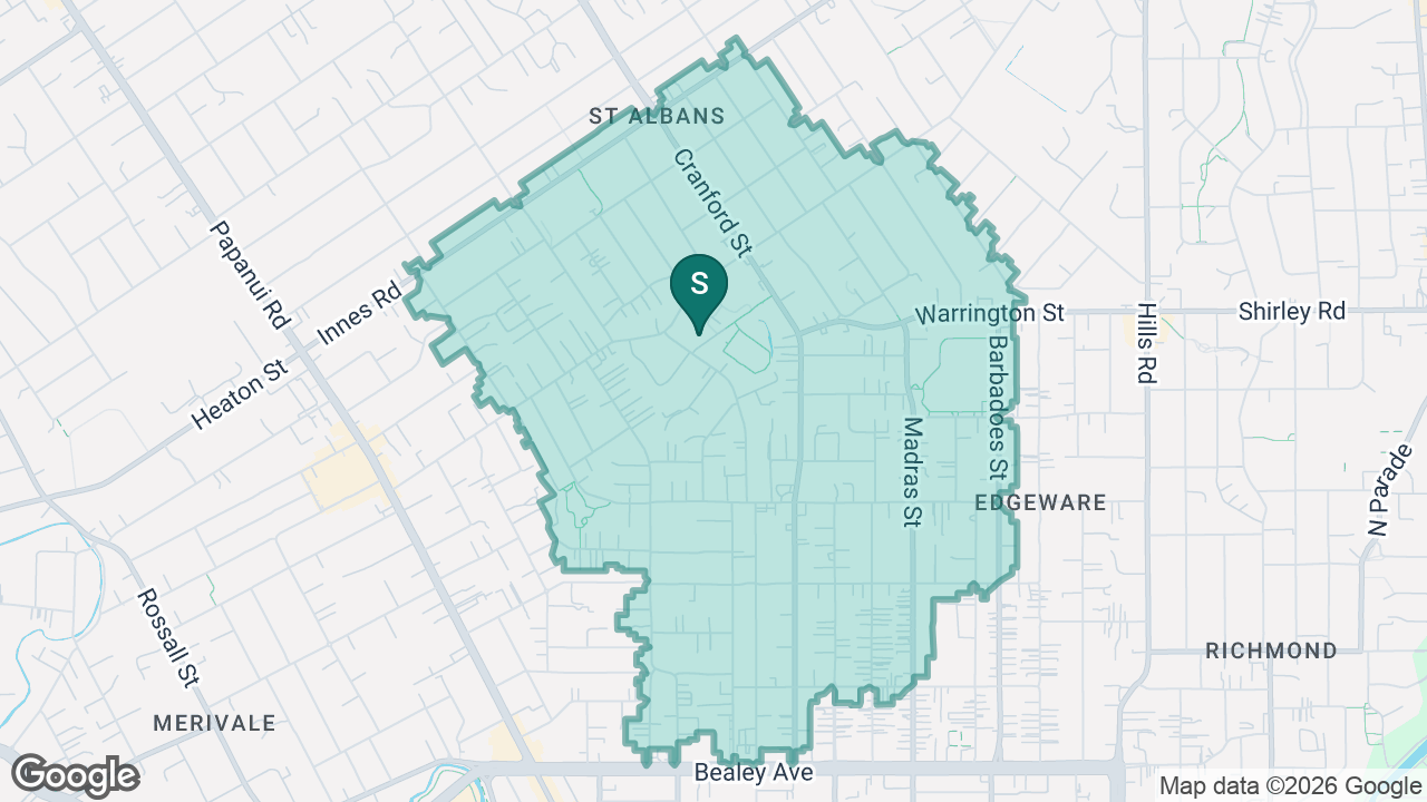 St Albans School static school zone map