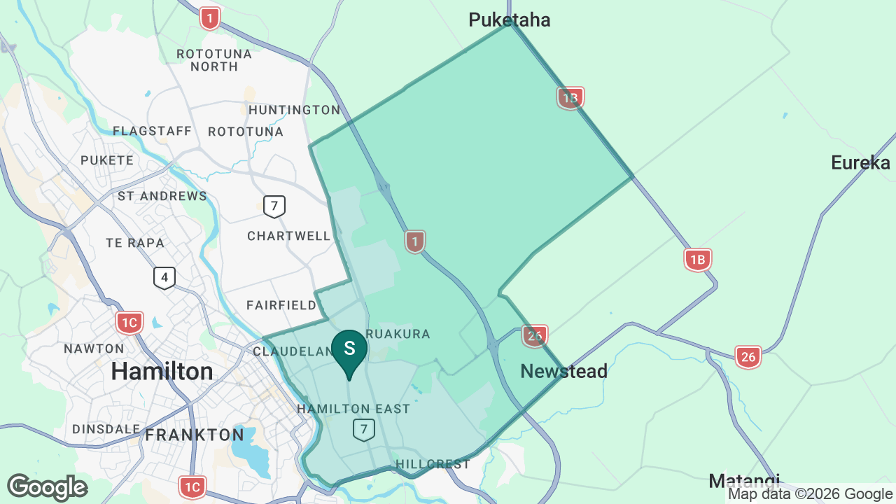 Peachgrove Intermediate static school zone map