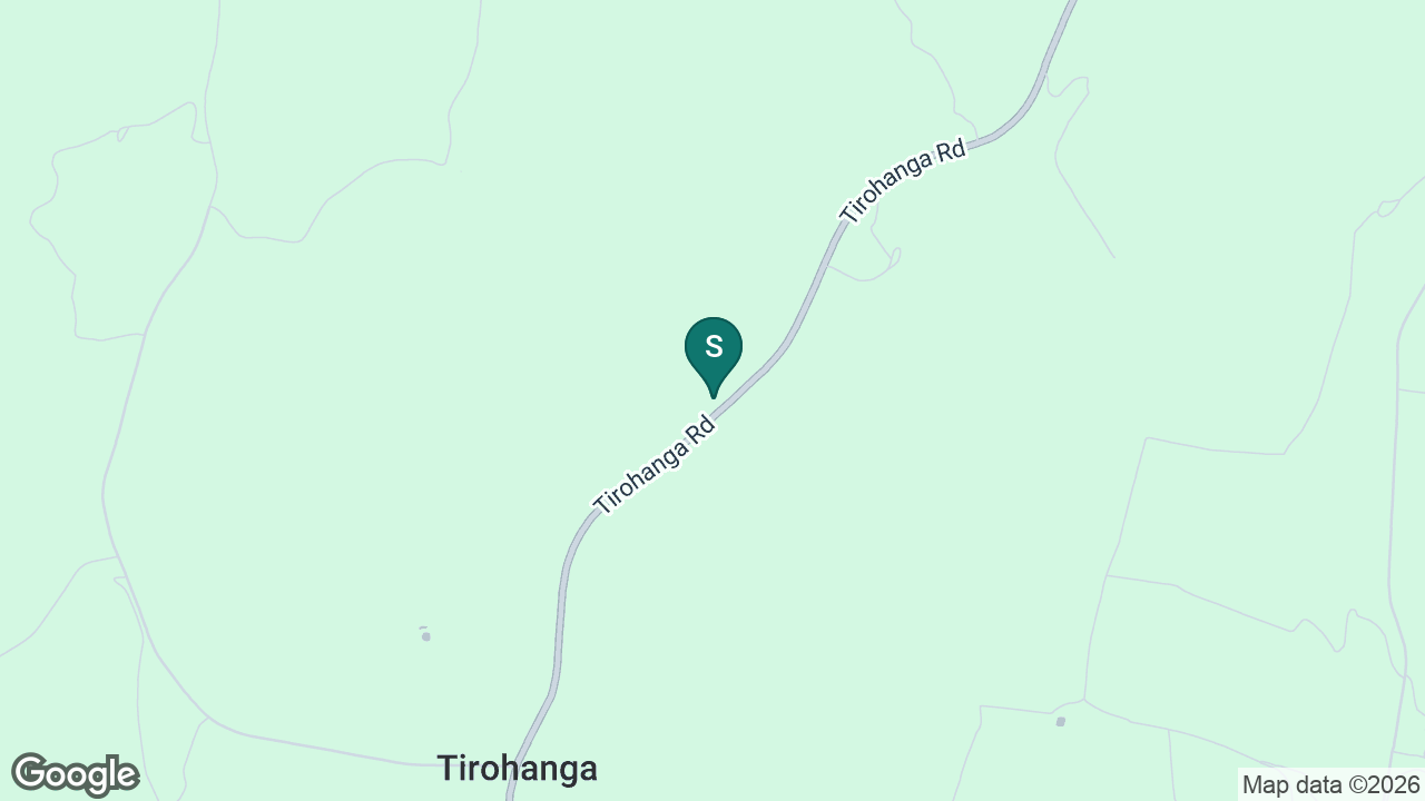 Tirohanga School static school zone map