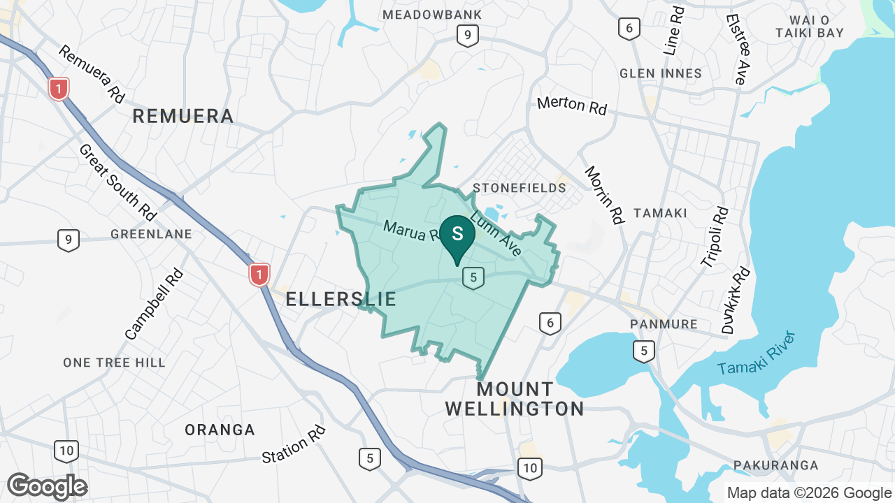 Stanhope Road School static school zone map