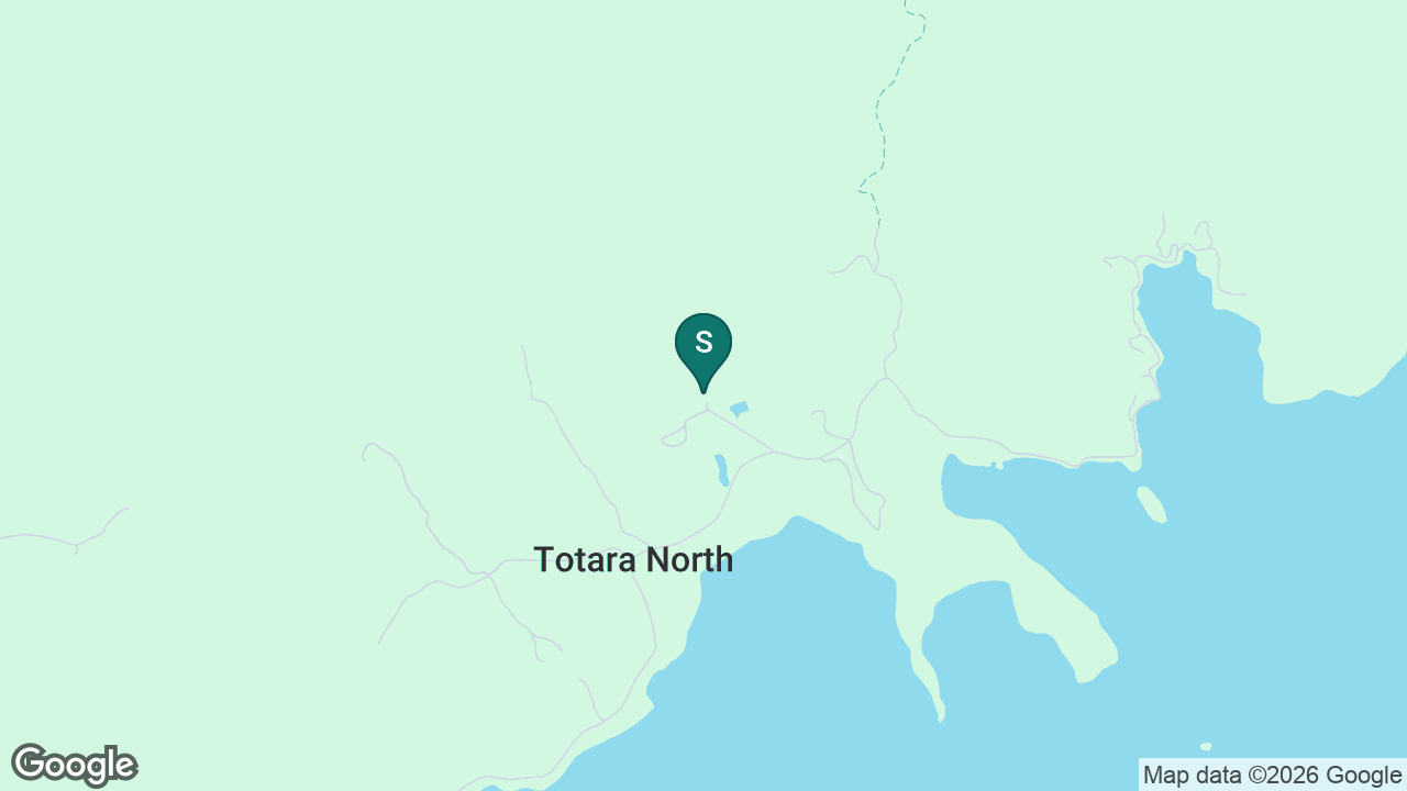 Totara North School static school zone map