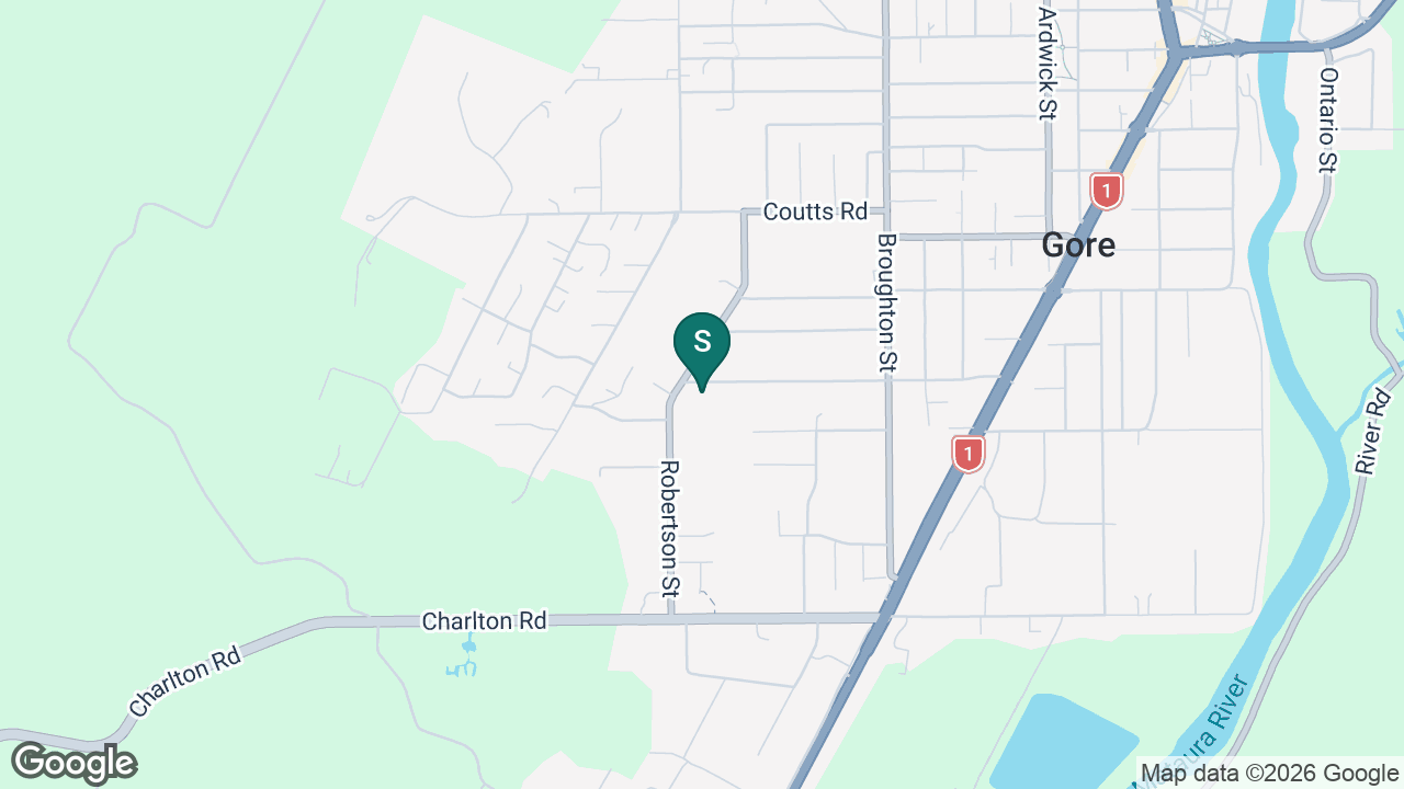 West Gore School static school zone map
