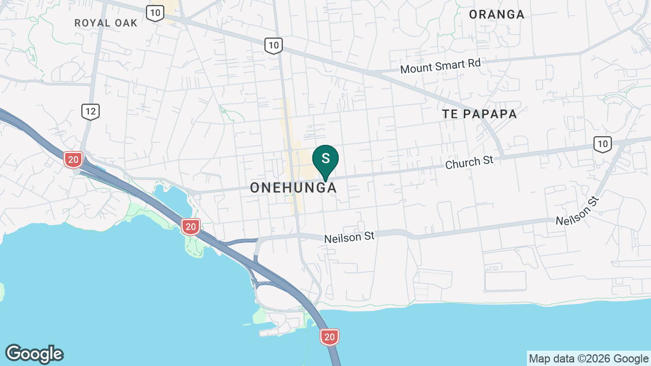 St Joseph's Catholic School (Onehunga) static school zone map