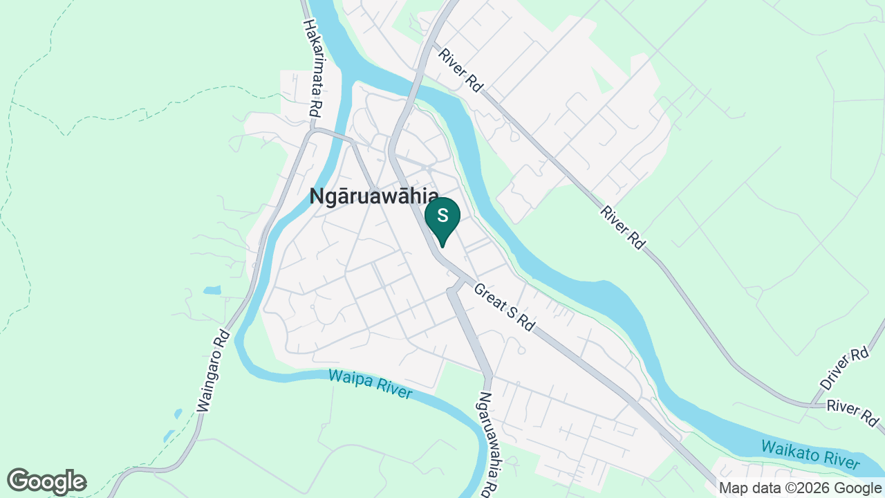 Ngaruawahia School static school zone map