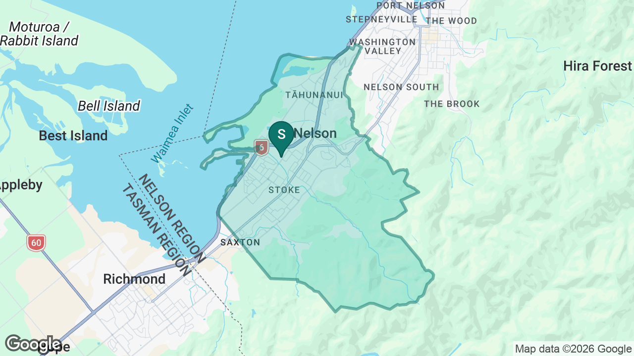 Nayland College static school zone map
