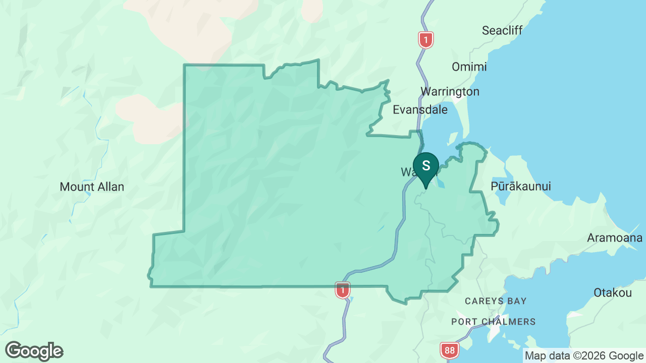 Waitati School static school zone map