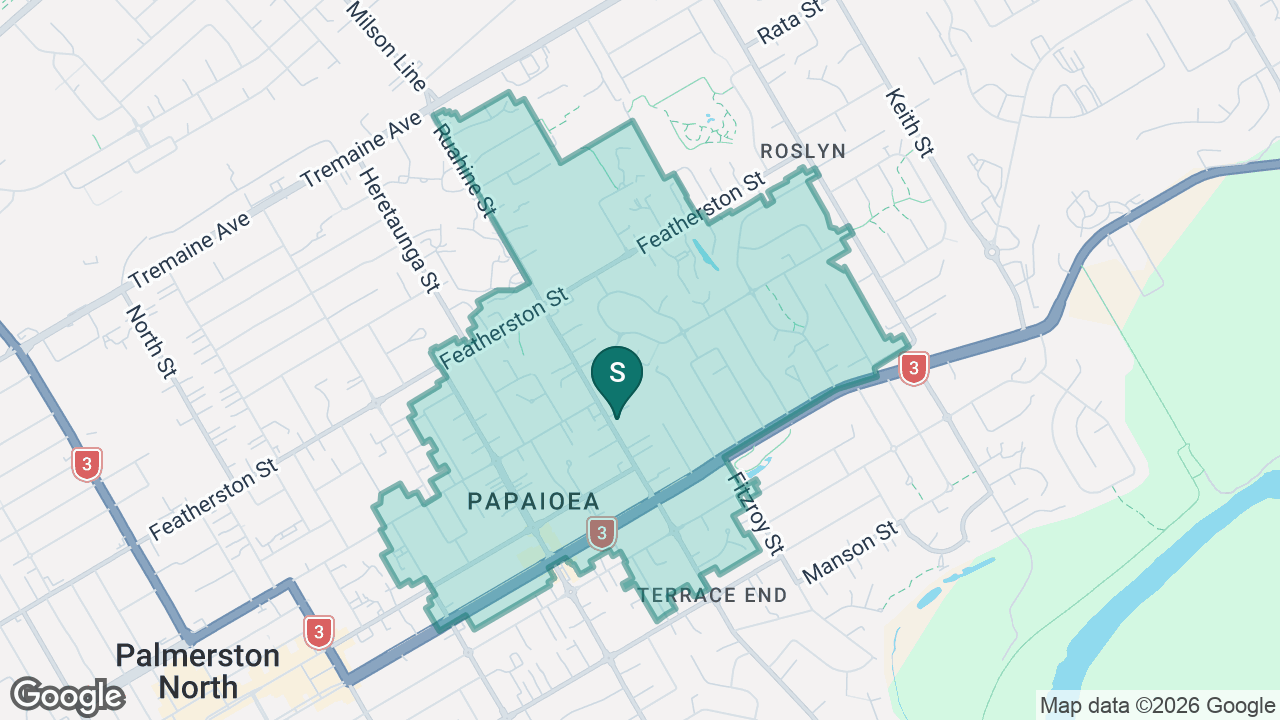 Terrace End School static school zone map