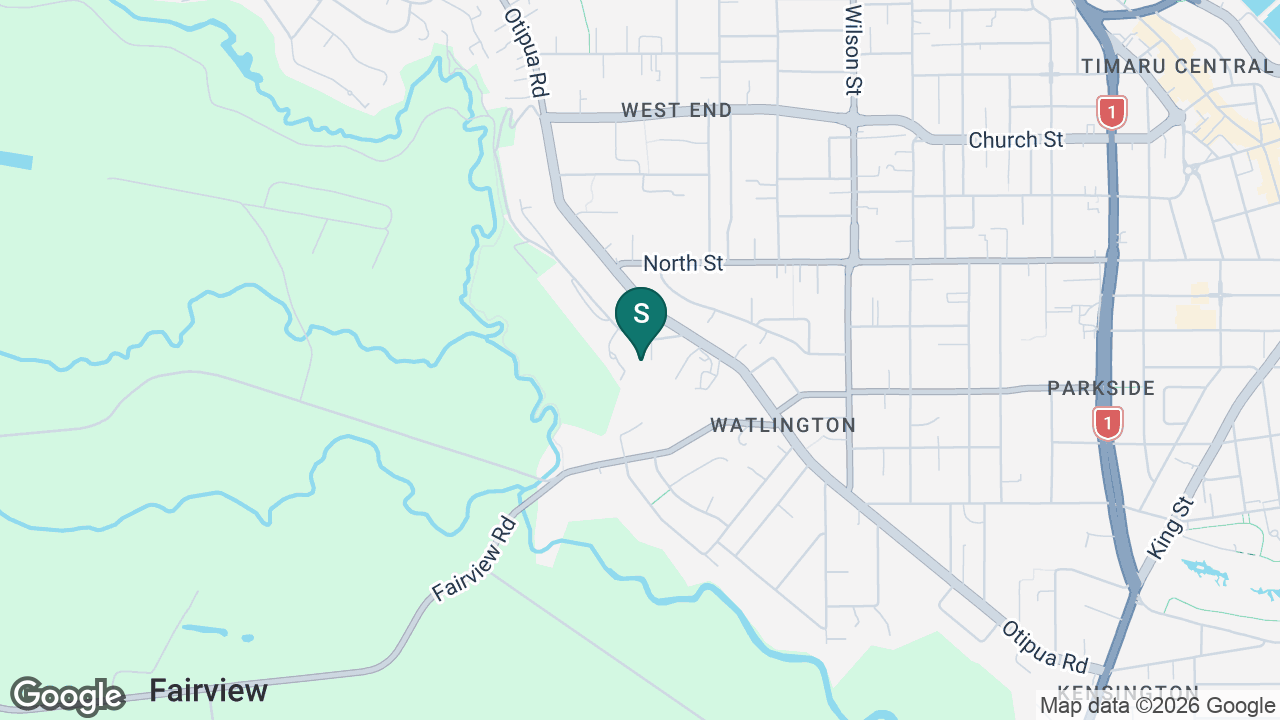 Timaru Christian School static school zone map