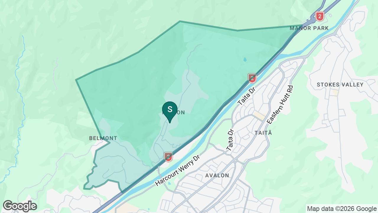 Kelson School static school zone map