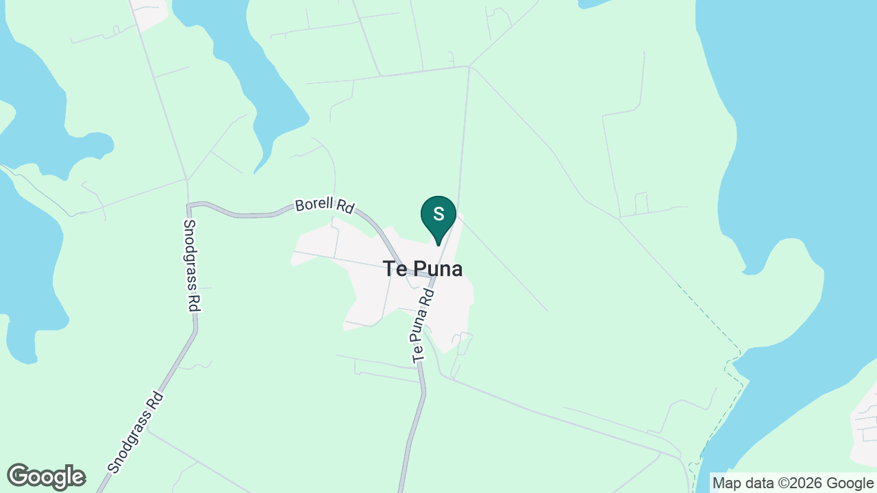 Te Puna School static school zone map
