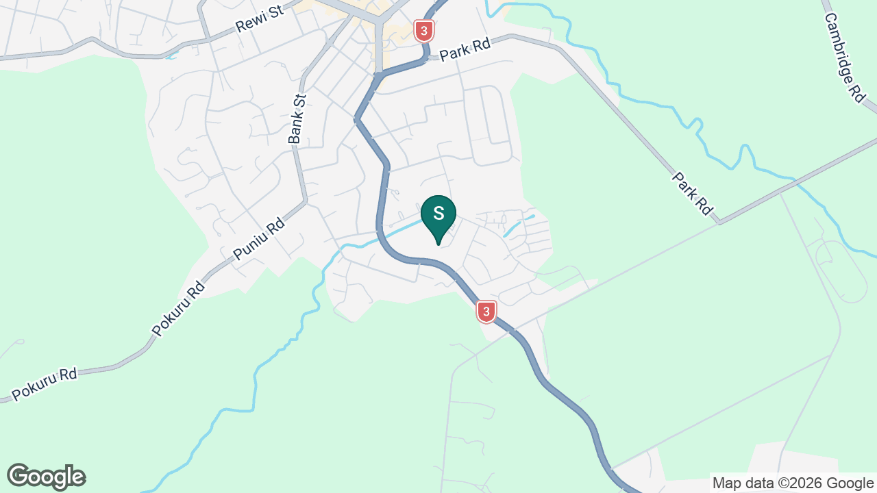 Waipa Christian School static school zone map