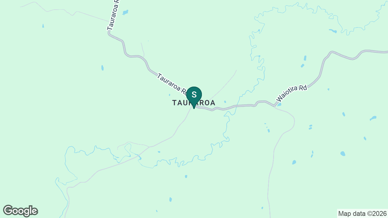 Tauraroa Area School static school zone map