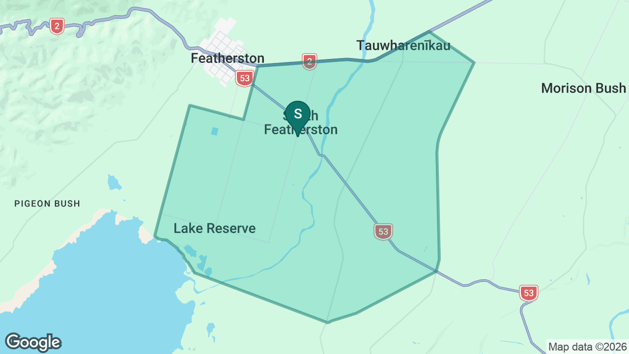 South Featherston School static school zone map