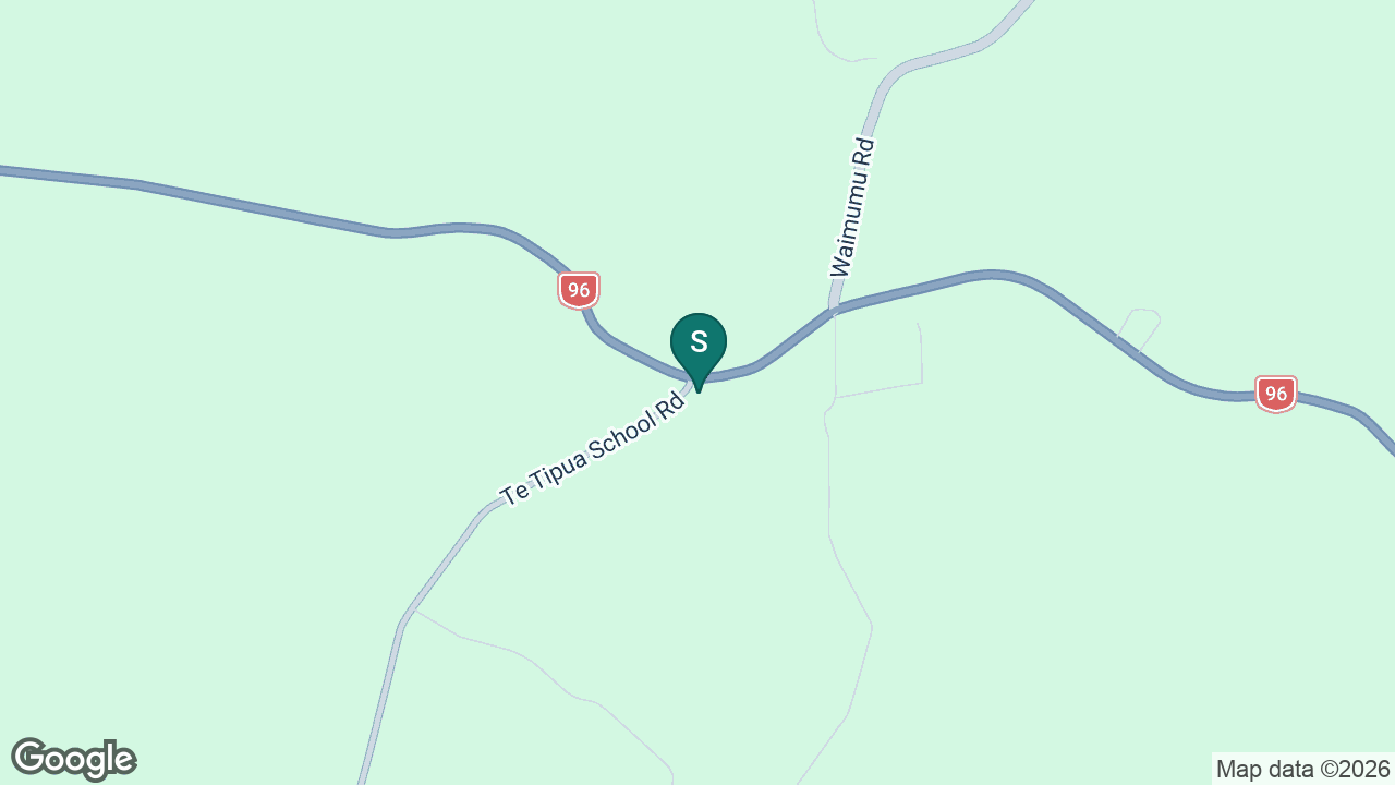 Te Tipua School static school zone map