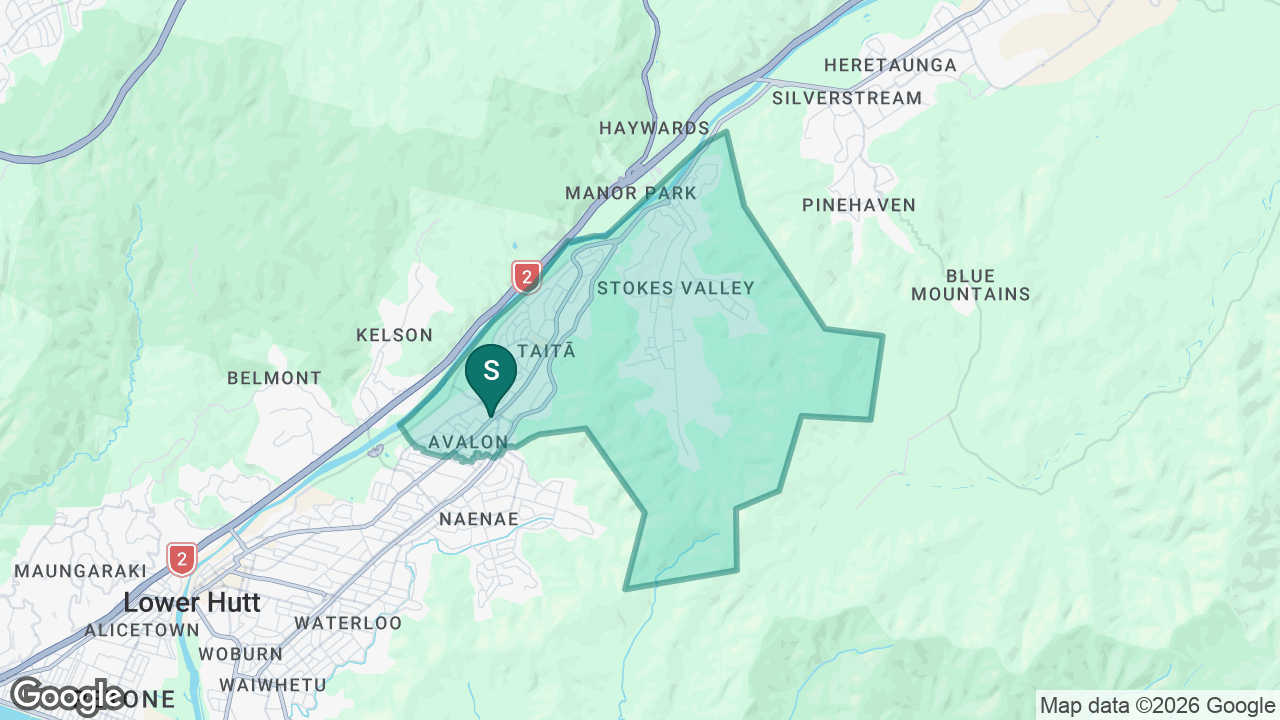 Avalon Intermediate static school zone map