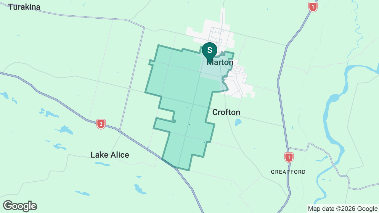 James Cook School static school zone map