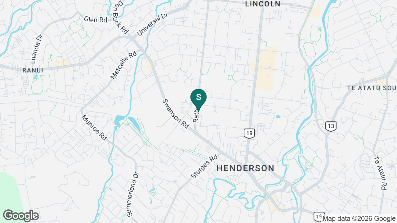 St Dominic's Catholic College (Henderson) static school zone map