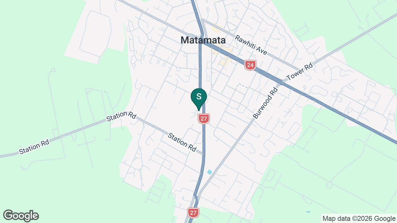Matamata College static school zone map