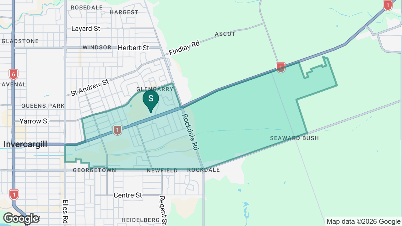 Ascot Community School static school zone map