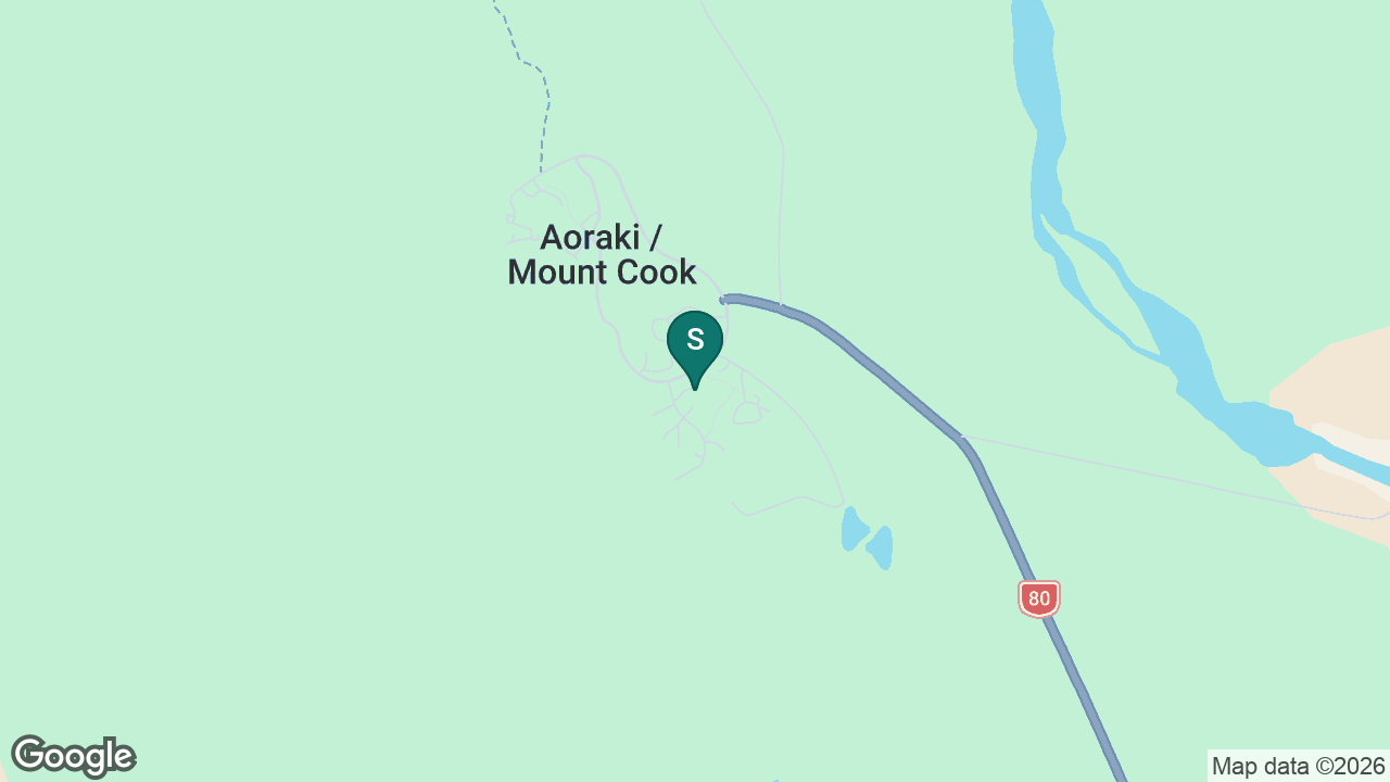 Aoraki Mount Cook School static school zone map