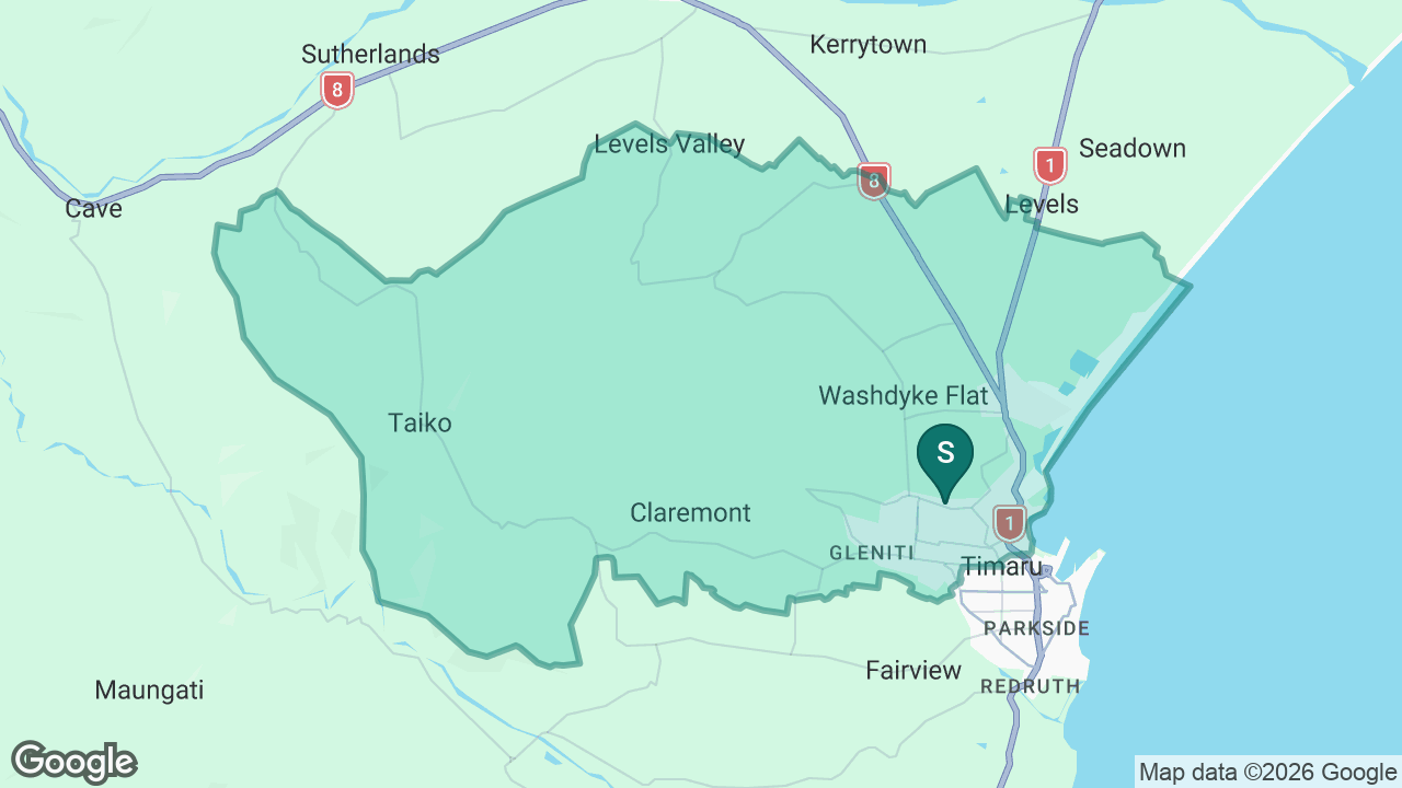 Mountainview High School static school zone map