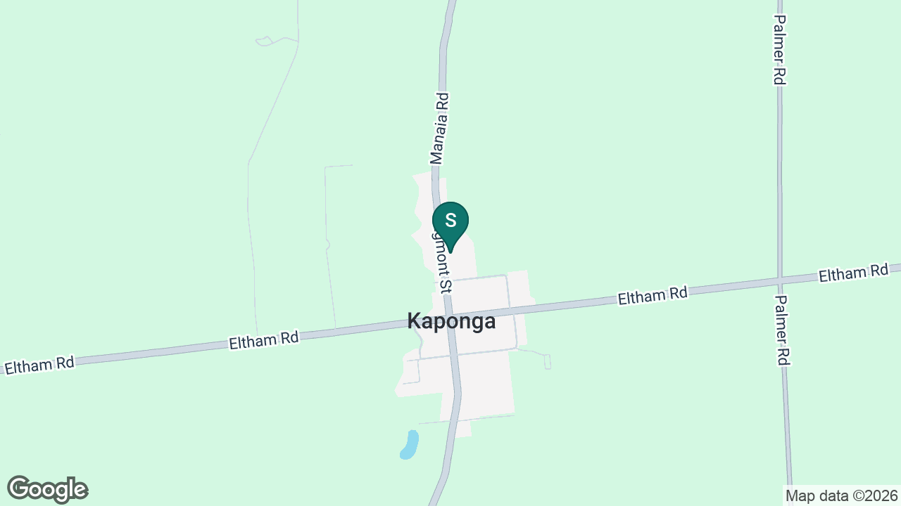 Kaponga School static school zone map