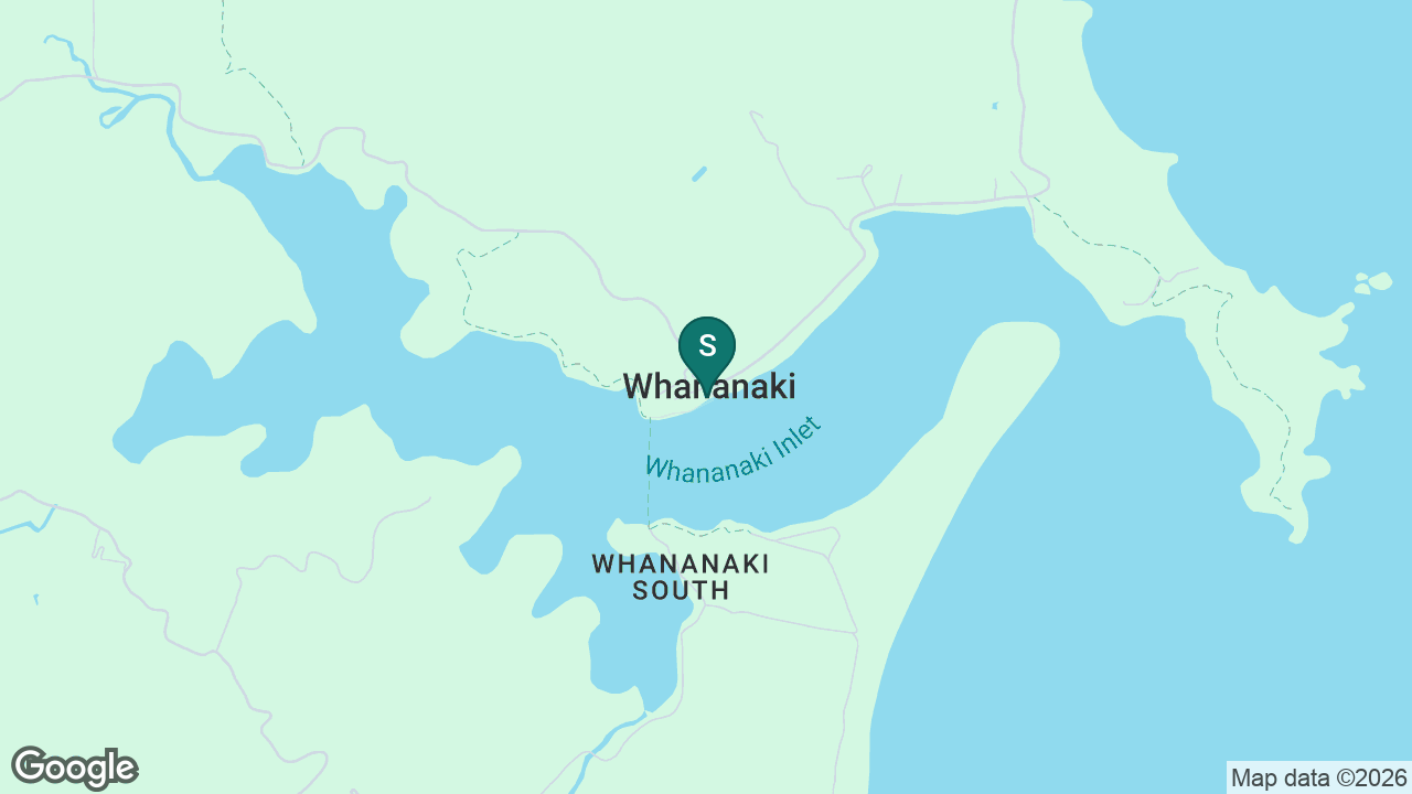 Whananaki School static school zone map