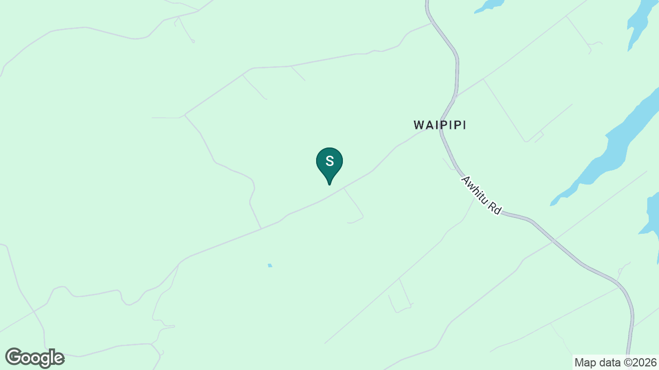 Waipipi School static school zone map