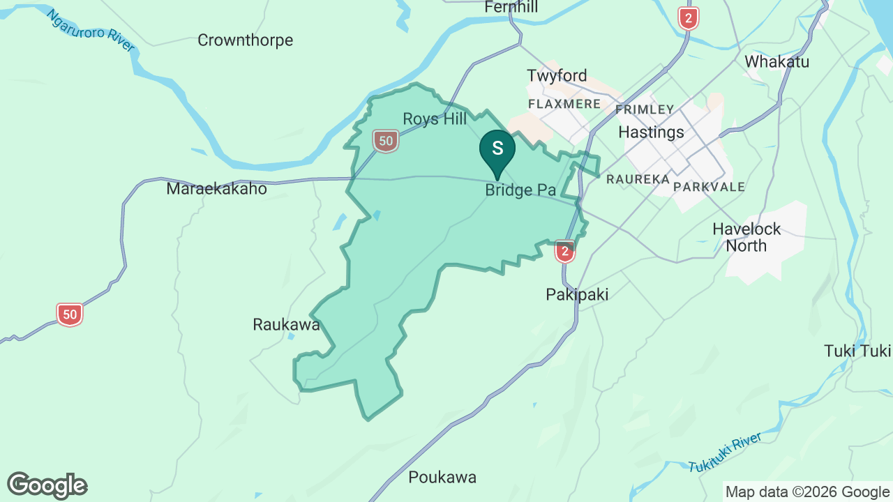 Bridge Pa School static school zone map