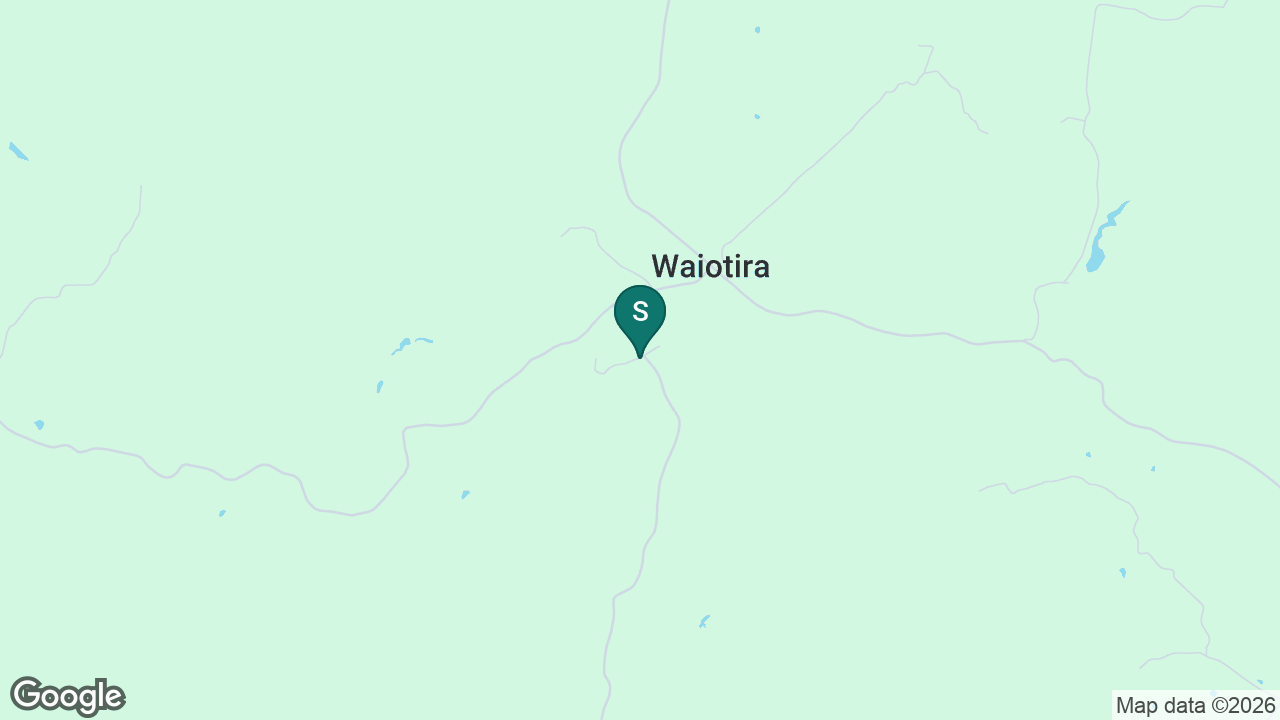 Waiotira School static school zone map