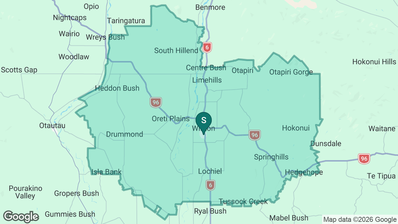 St Thomas School (Winton) static school zone map