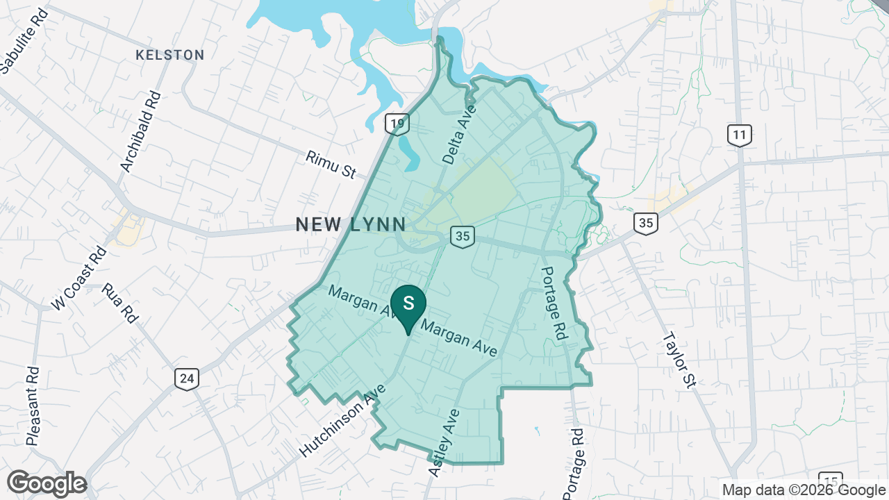 New Lynn School static school zone map