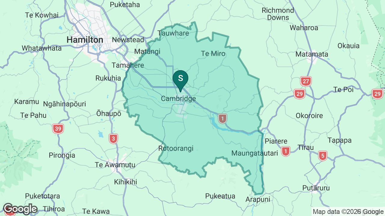Cambridge High School static school zone map